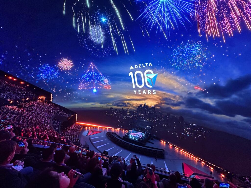 Delta marks 100 years with CES keynote at The Sphere