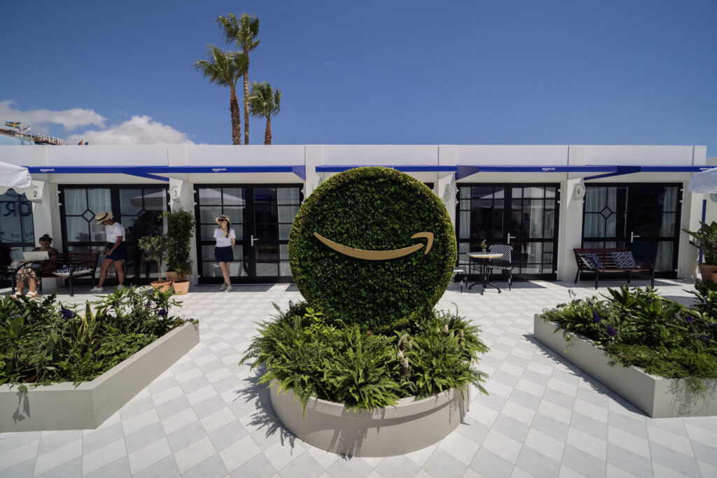 What goes into creating the Amazon Port at Cannes?